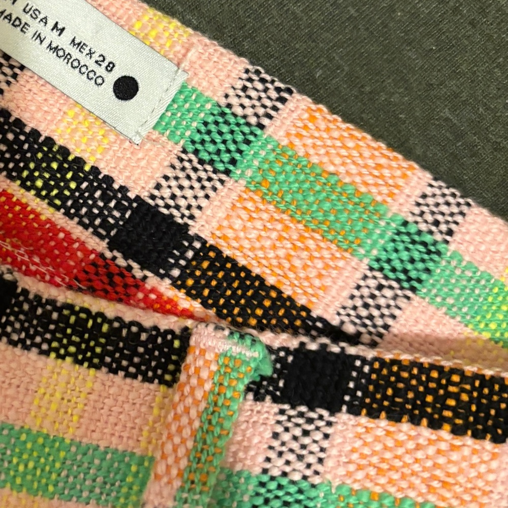 Zara Multicolor Plaid Midi Skirt medium - Picture 9 of 11